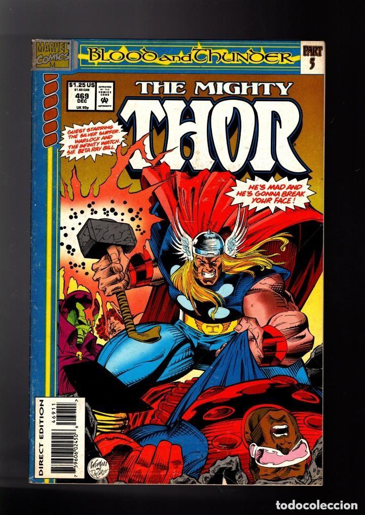 C&oacute;mics: THOR 469 - MARVEL 1993 / RON MARZ & M C WYMAN. - Foto 1