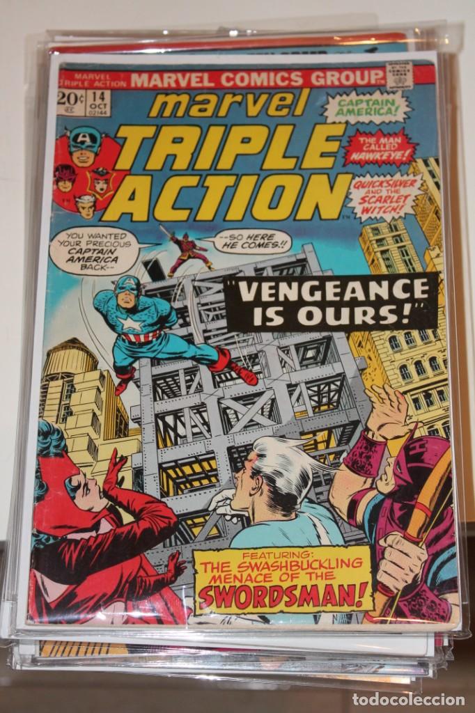 C&oacute;mics: Marvel Triple Action 14 Marvel 1973 - Foto 1