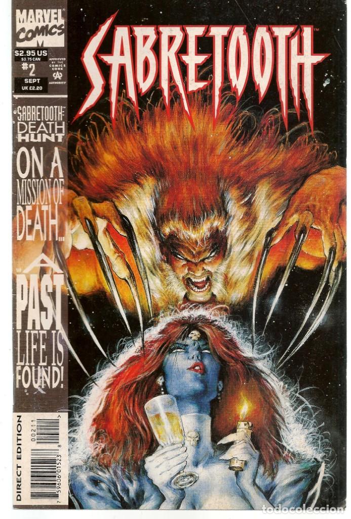 C&oacute;mics: SABRETOOTH. N&ordm; 2. MARVEL. ORIGINAL USA. INGL&Eacute;S. (ST/A2) - Foto 1