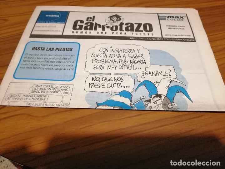 C&oacute;mics: EL GARROTAZO 1. A&Ntilde;O 1. REVISTA DE HUMOR DE 2002. FORMATO PERI&Oacute;DICO. DOBLADO. BUEN ESTADO. caj 58