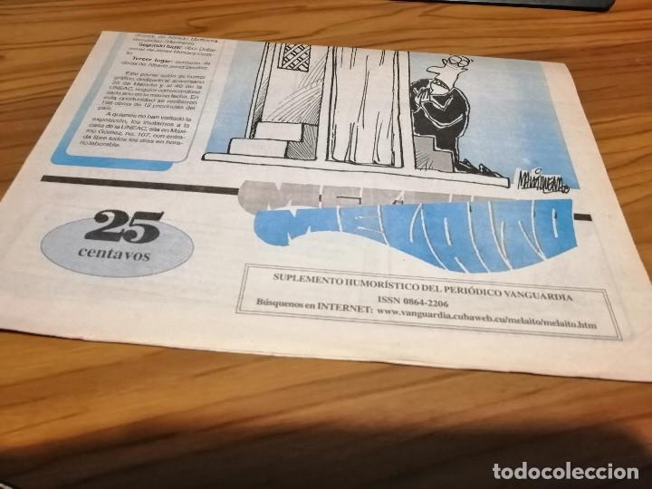 Comics: MELAITO. SUPLEMENTO DE HUMOR DEL PERI&Oacute;DICO CUBANO VANGUARDIA. FORMATO PERI&Oacute;DICO. DOBLADO. caj 58