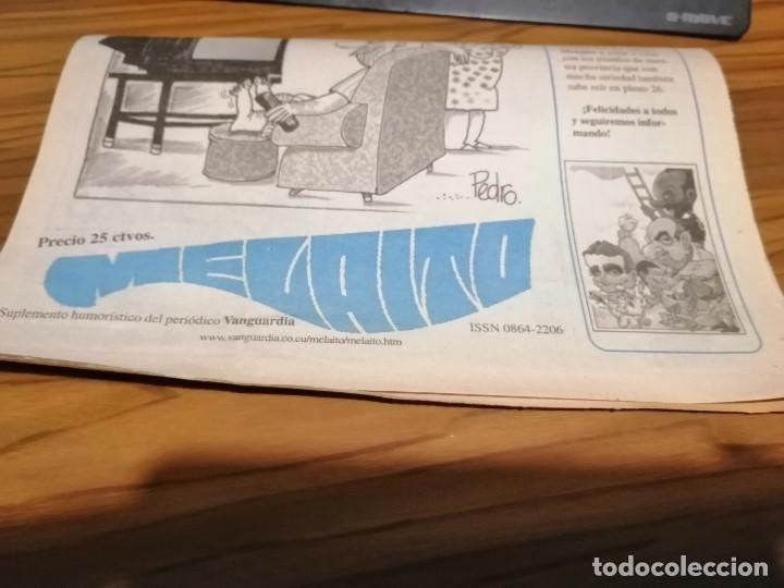 C&oacute;mics: MELAITO. SUPLEMENTO DE HUMOR DEL PERI&Oacute;DICO CUBANO VANGUARDIA. FORMATO PERI&Oacute;DICO. DOBLADO. caj 58