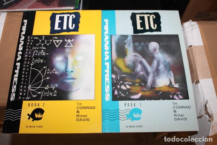 Comics: ETC Piranha Press Book 1 y 2 Original en Ingles NM