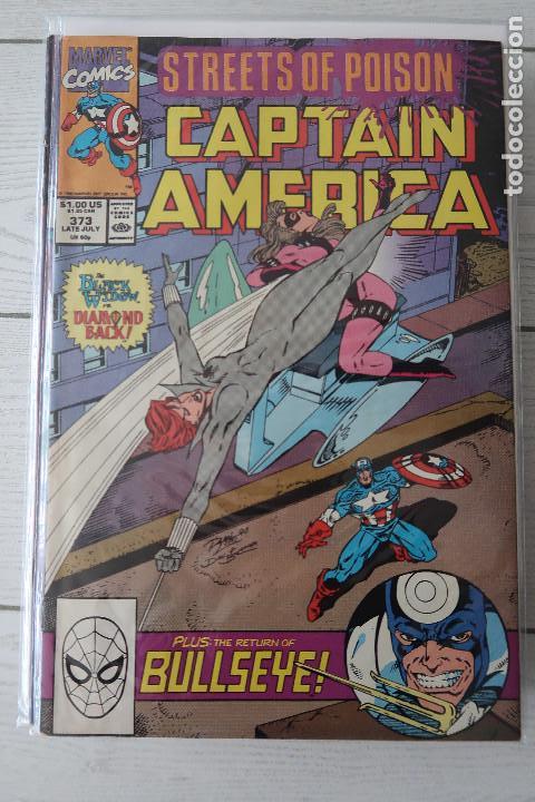 Fumetti: MARVEL-COMIC-BOOK-USA-CAPI AM&Eacute;RICA N&ordm;373-JULIO 1990-(NM)-BOLSA Y BACKBOARD