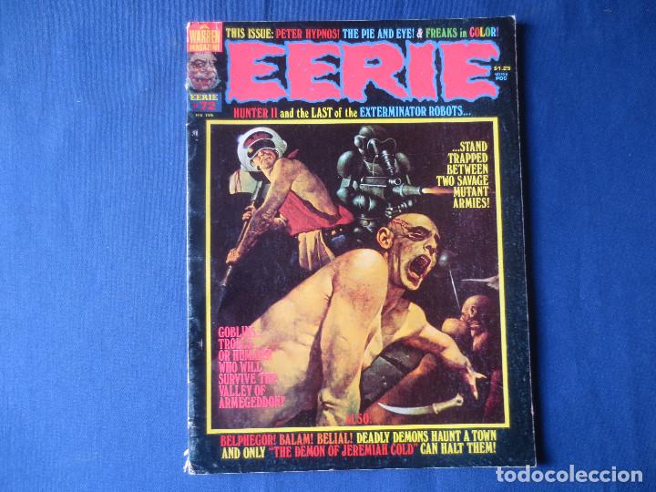 Comics: EERIE N.&ordm; 72 A WARREN MAGAZINE 1976 - EN INGLES