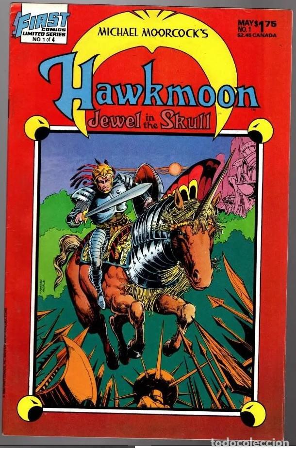 Fumetti: COMIC USA-HAWKMOON THE JEWEL IN THE SKULL 1-MOORCOCK - FIRST 1986 VFN -BOLSA Y BACKBOARD
