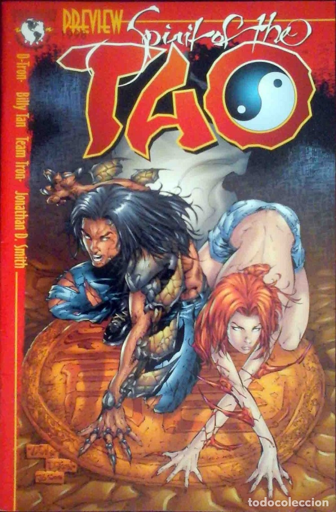 C&oacute;mics: Preview Spirit of the Tao. 1998. Rare!!! Contiene p&oacute;ster central. Edici&oacute;n USA en ingl&eacute;s