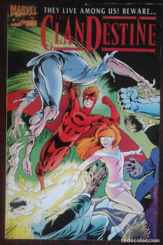 C&oacute;mics: The clandestine N&ordm; 2 (Alan Davis) Marvel Comics USA en ingl&eacute;s. - Foto 2