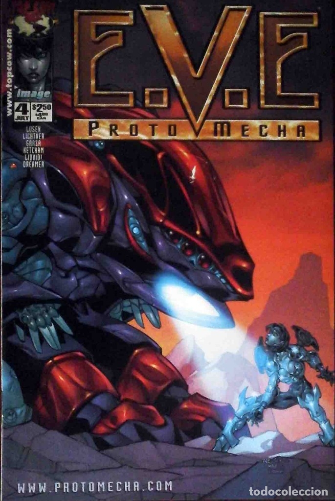 Comics : E.V.E. Protomecha N&ordm; 4 (Aron Lusen / Christian Lichtner) Edici&oacute;n USA en ingl&eacute;s