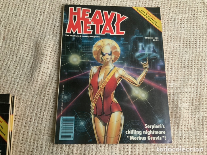 C&oacute;mics: HEAVY METAL , SPRING 1988 ( 112 paginas ) - comic en ingles - Foto 1