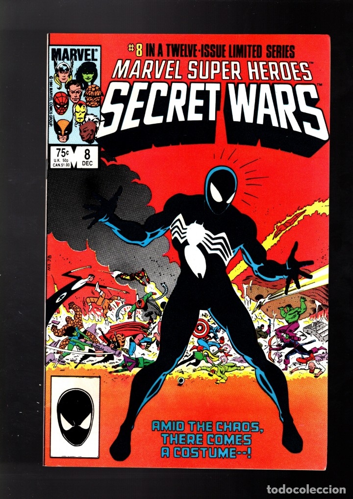 secret wars 8 marvel 1984 vfn- / 1st venom symb - Comprar Comics ...