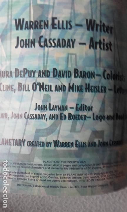C&oacute;mics: Planetary : the fourth man, Warren Ellis y John Cassaday - Foto 2