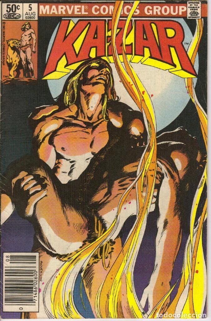 C&oacute;mics: KAZAR #5 1981. MARVEL COMICS. KA-ZAR - Foto 1