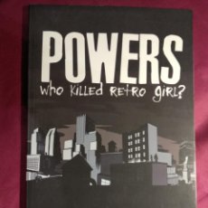 Cómics: POWERS: WHO KILLED RETRO GIRL?. CRIME FICTION/SUPERHERO. IMAGE. EN INGLES. Lote 188606786