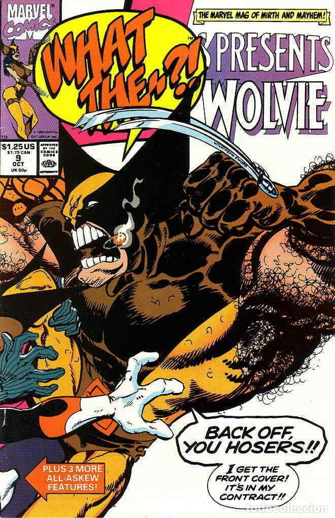 C&oacute;mics: What The? #9 1990 Marvel Comics . Wolverine. - Foto 1