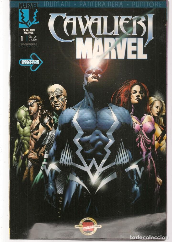 Comics: CAVALIERI MARVEL. N&ordm; 1.  INUMANI / PANTERA NERA / PUNITORE. CON POSTER. ITALIANO. (ST/B2.2)