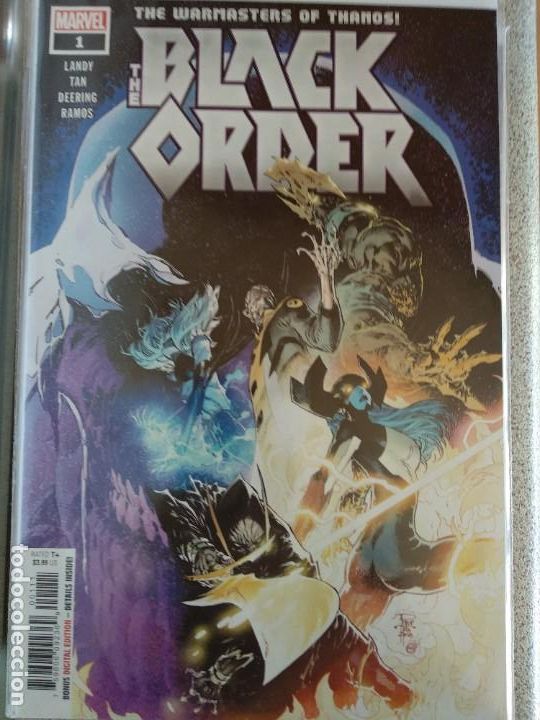 Comics: COMIC USA-THE BLACK ORDER #1-MARVEL 2019-NM-BOLSA Y BACKBOARD