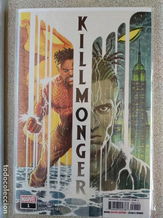 Comics: COMIC USA-KILLMONGER #1-DC 2018-NM-BOLSA Y BACKBOARD