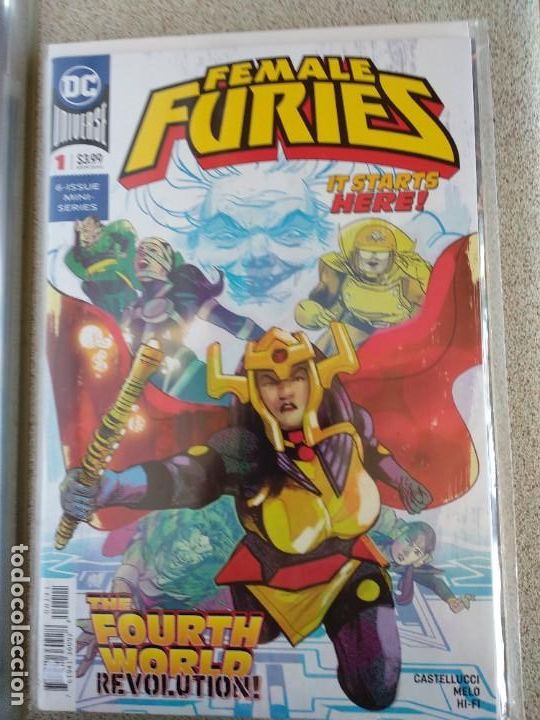 Comics: COMIC USA-FEMALE FURIES #1-DC 2019- NM-BOLSA Y BACKBOARD