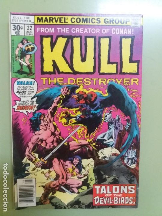 C&oacute;mics: KULL THE DESTROYER. N&ordm; 22 . 1977 marvel - Foto 1