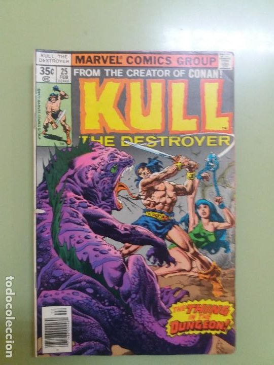 C&oacute;mics: KULL THE DESTROYER. N&ordm; 25 . 1978 marvel - Foto 1