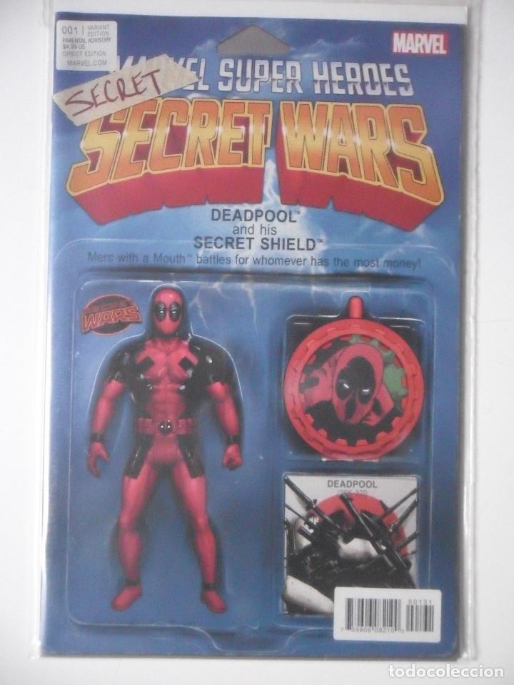 C&oacute;mics: SECRET WARS COMIC VARIANTE PORTADA DEADPOOL EN INGL&Eacute;S - Foto 1