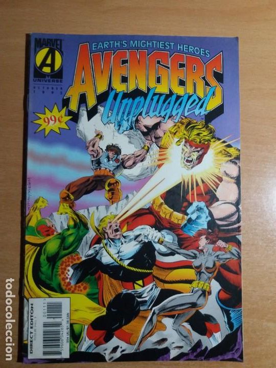 C&oacute;mics: AVENGERS UNPLUGGED. MARVEL OCTOBER 1995 - Foto 1