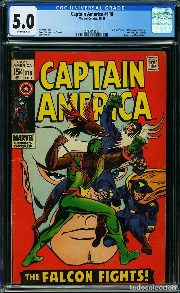 C&oacute;mics: CAPTAIN AMERICA# 118 CGC 5.0 UNIVERSAL - Foto 1