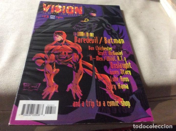 Fumetti: Pick MARVEL VISION - N&ordm; 13 THE MARVEL FAN MAGAZINE - REVISTA EN INGLES
