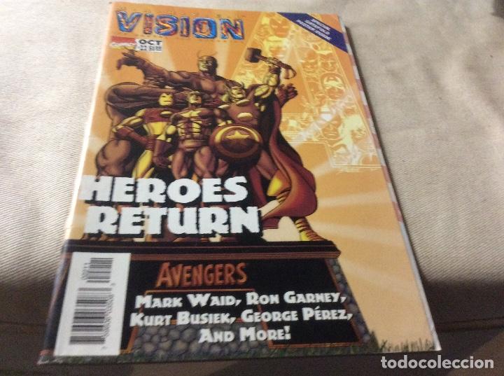 Fumetti: Pick MARVEL VISION - N&ordm; 22 THE MARVEL FAN MAGAZINE - REVISTA EN INGLES