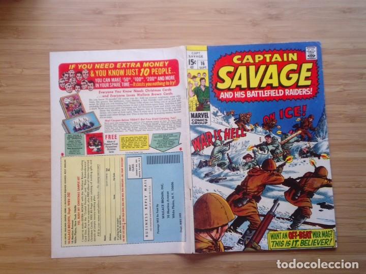 Comics : CAPTAIN SAVAGE AND HIS BATLEFIELD RAIDERS - NUMERO 16 - 1969 - BUEN ESTADO - COMIC USA - CJ 188