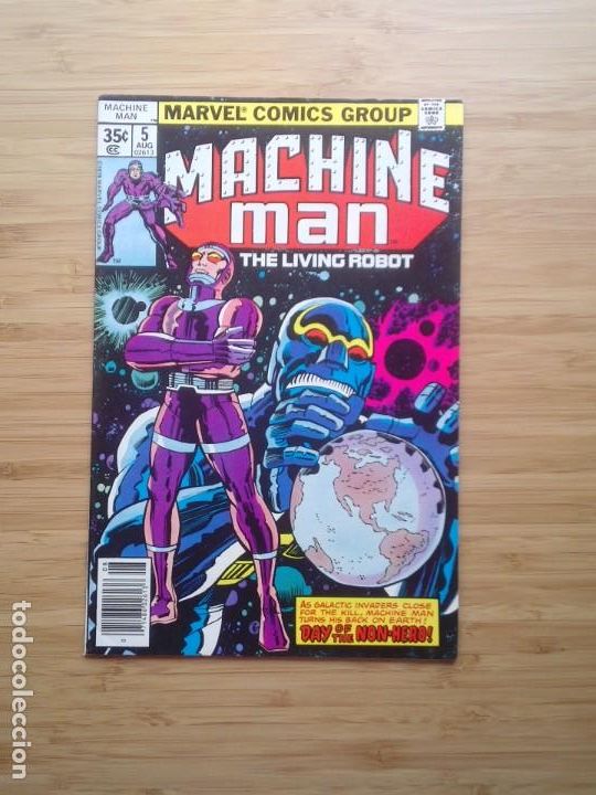 C&oacute;mics: MACHINE MAN - NUMERO 5 - MARVEL COMICS GROUP - 1978 - BUEN ESTADO - COMIC USA - GORBAUD - CJ 189 - Foto 1