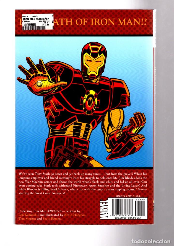 C&oacute;mics: IRON MAN : WAR MACHINE TPB - MARVEL 2008 VFN - Foto 2