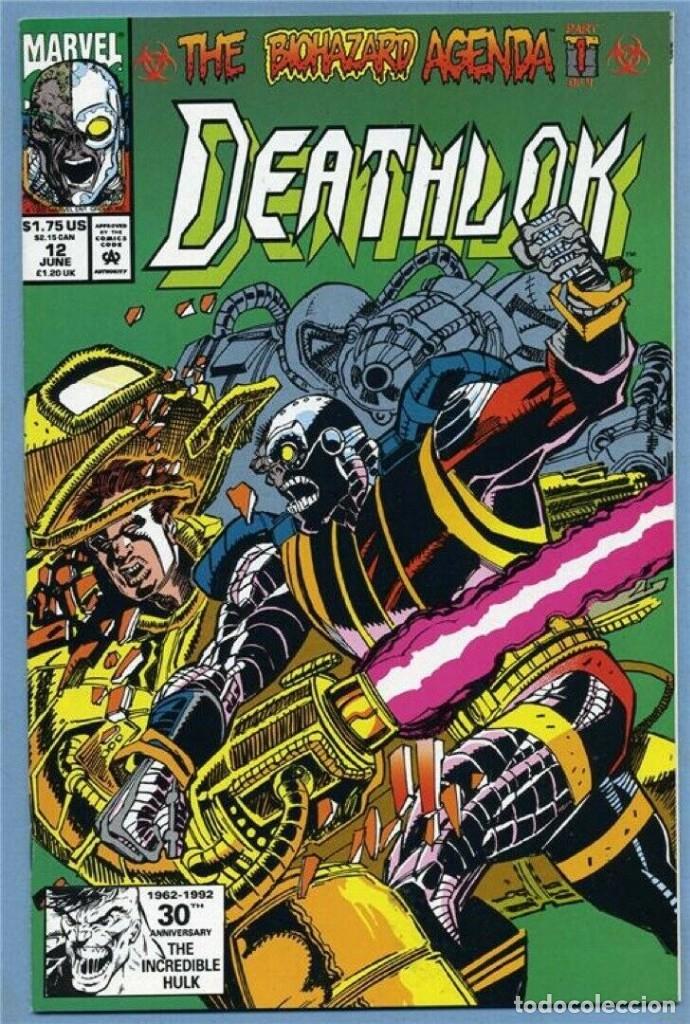 C&oacute;mics: Deathlok #12. 1992 Marvel Comics. INEDITO EN ESPA&Ntilde;A. - Foto 1