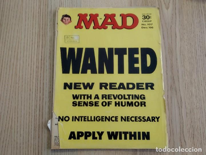 Comics: MAD n&uacute;mero 107. Diciembre 1966