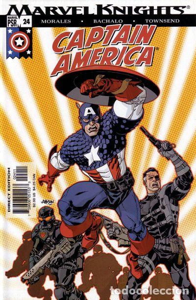 C&oacute;mics: CAPTAIN AMERICA #24, MARVEL 2.004. USA. - Foto 1