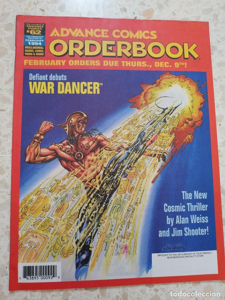 Comics: ADVANCE COMICS 62 ORDERBOOK