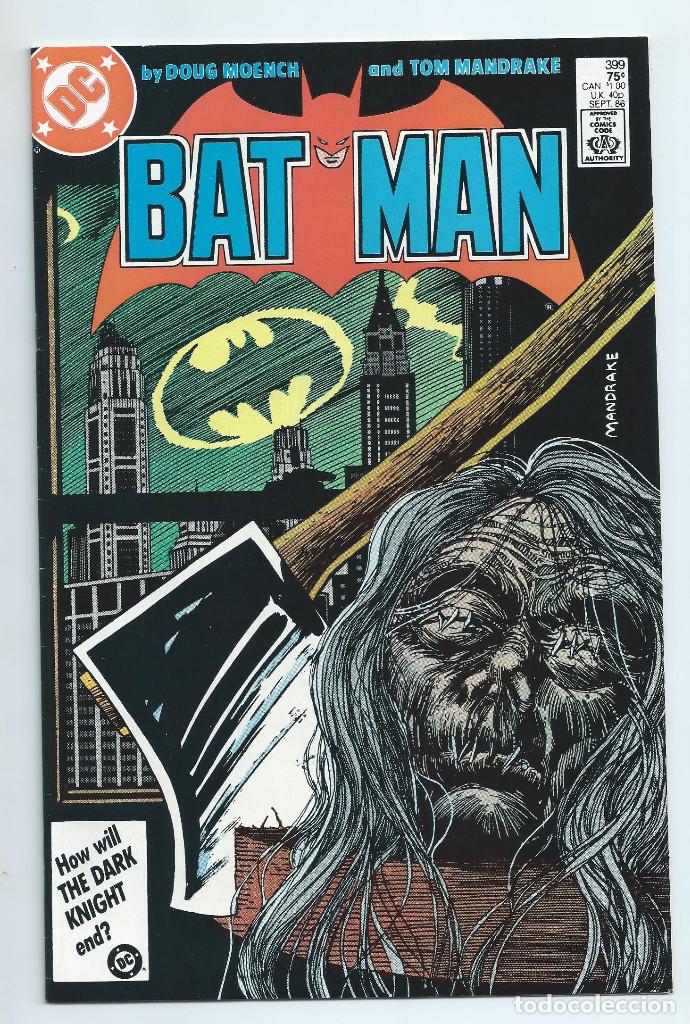 C&oacute;mics: BATMAN N&ordm; 399 (1986). ORIGINAL DC. NUEVO - Foto 1