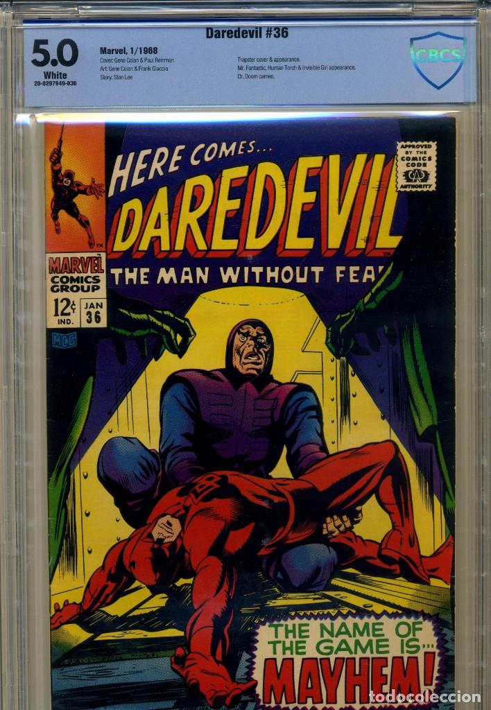 C&oacute;mics: DAREDEVIL# 36 CBCS 5.0 DE 1968 - Foto 1