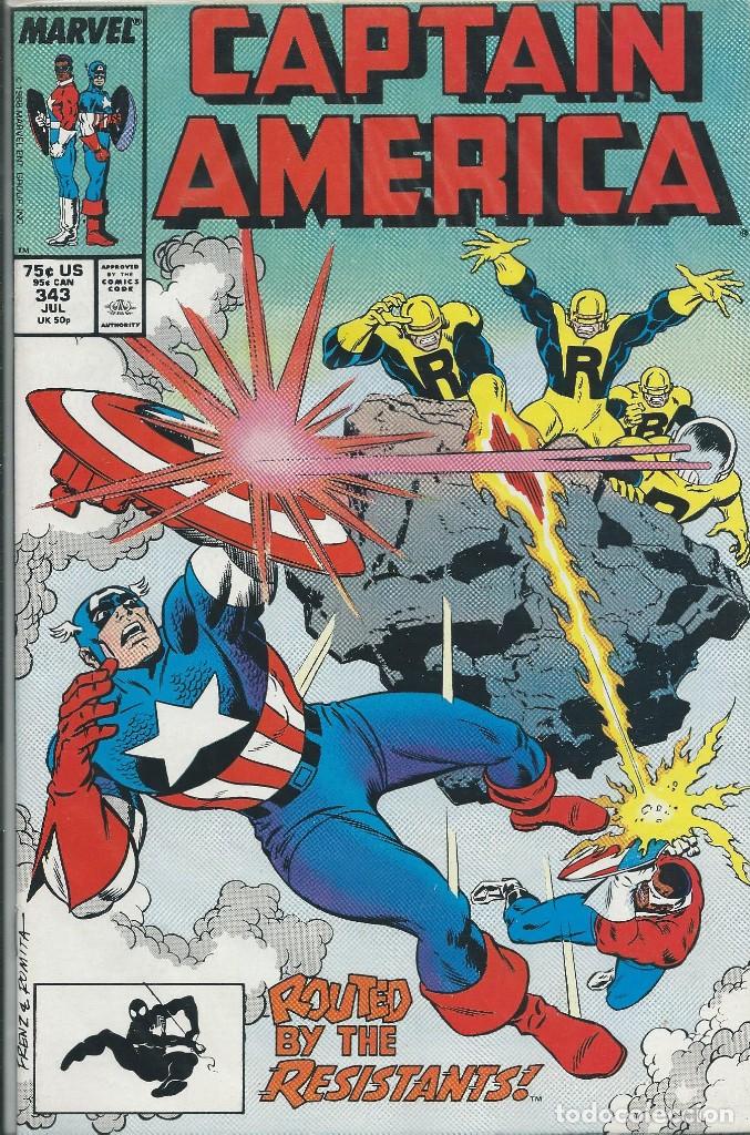 C&oacute;mics: Capit&aacute;n Am&eacute;rica n&ordm; 343 Marvel - Foto 1