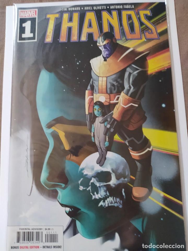 C&oacute;mics: COMIC USA- THANOS 1-OLIVETTI- 2019 -NM - MARVEL - Foto 1