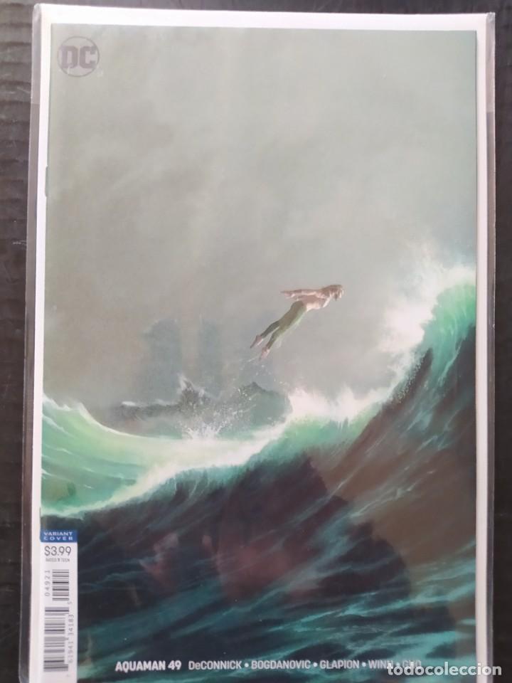 C&oacute;mics: COMIC USA- DC-AQUAMAN 49 IMPRESIONANTE VARIANT COVER -JOSHUA MIDDLETON- 2020 -NM