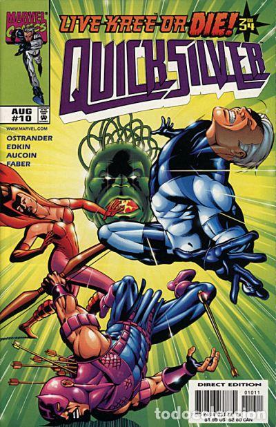 C&oacute;mics: QUICKSILVER #10, MARVEL, 1.998, USA - Foto 1