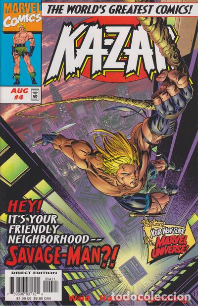 C&oacute;mics: KA-ZAR #4, MARVEL, 1.997, USA - Foto 1
