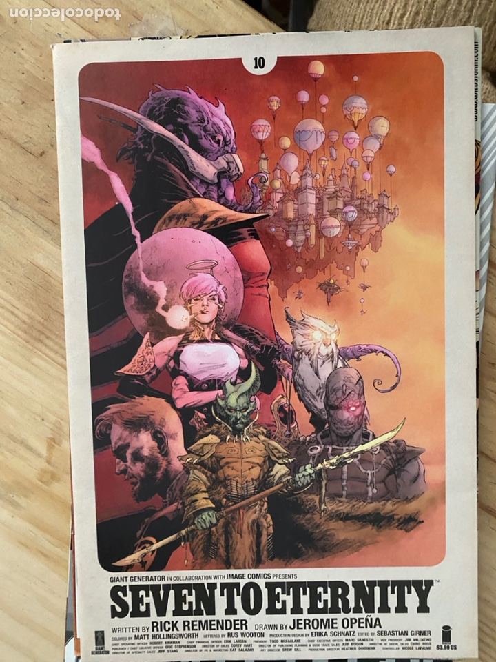 Comics: SEVEN TO ETERNITY #10 (2018) Remender Ope&ntilde;a NM