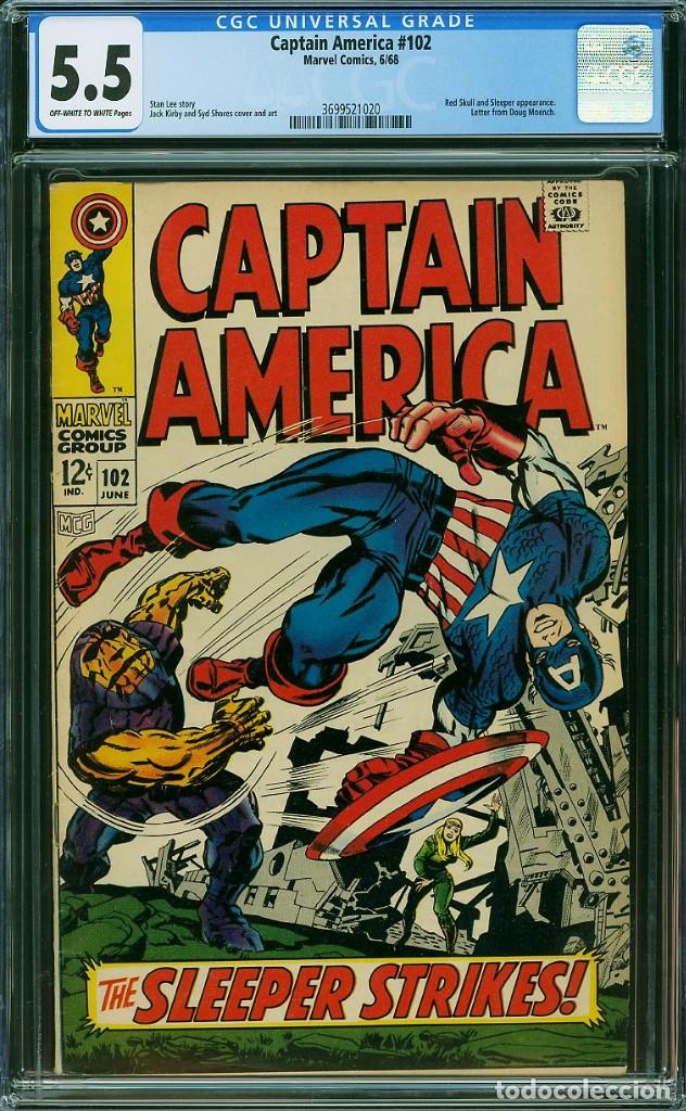 C&oacute;mics: CAPTAIN AMERICA# 102 CGC 5.5 - Foto 1