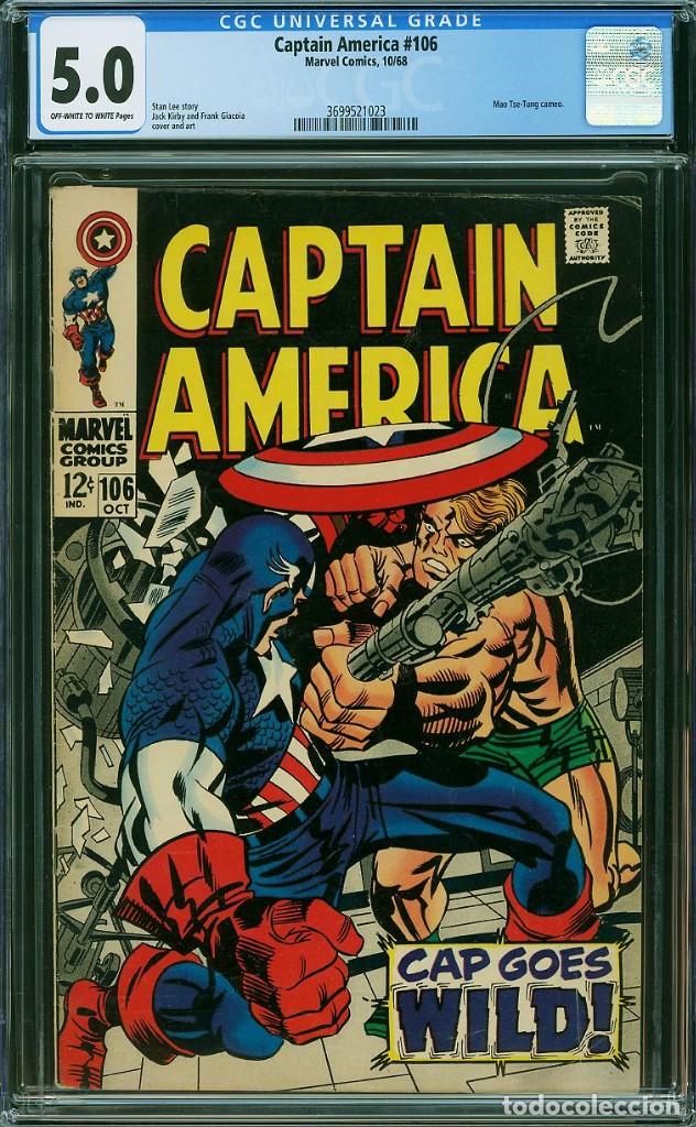 C&oacute;mics: CAPTAIN AMERICA# 106 CGC 5.0 - Foto 1