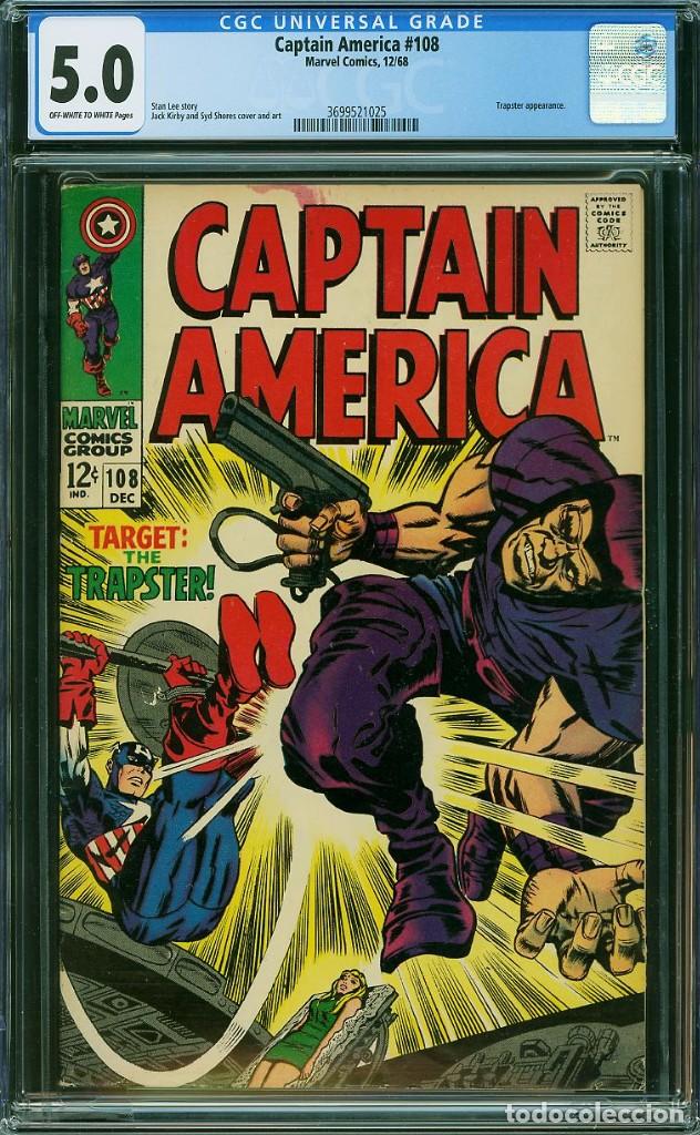 C&oacute;mics: CAPTAIN AMERICA# 108 CGC 5.0 - Foto 1