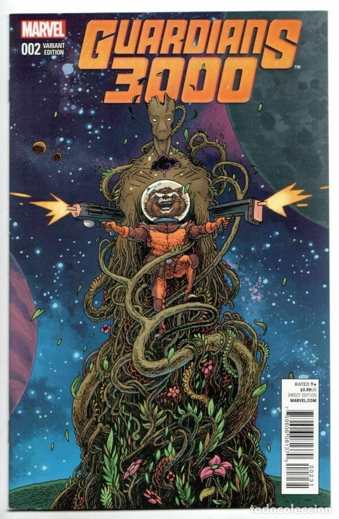 C&oacute;mics: Guardians 3000 #2 Rocket Groot Bertram Variant Marvel Comics 1st Print 2015 NM