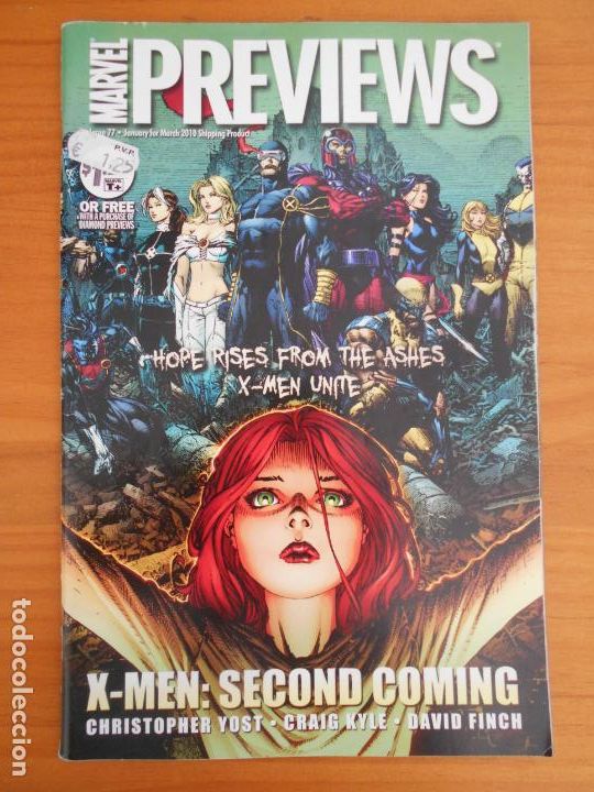 C&oacute;mics: MARVEL PREVIEWS ISSUE 77 - X-MEN: SECOND COMING - EN INGLES (FW) - Foto 1